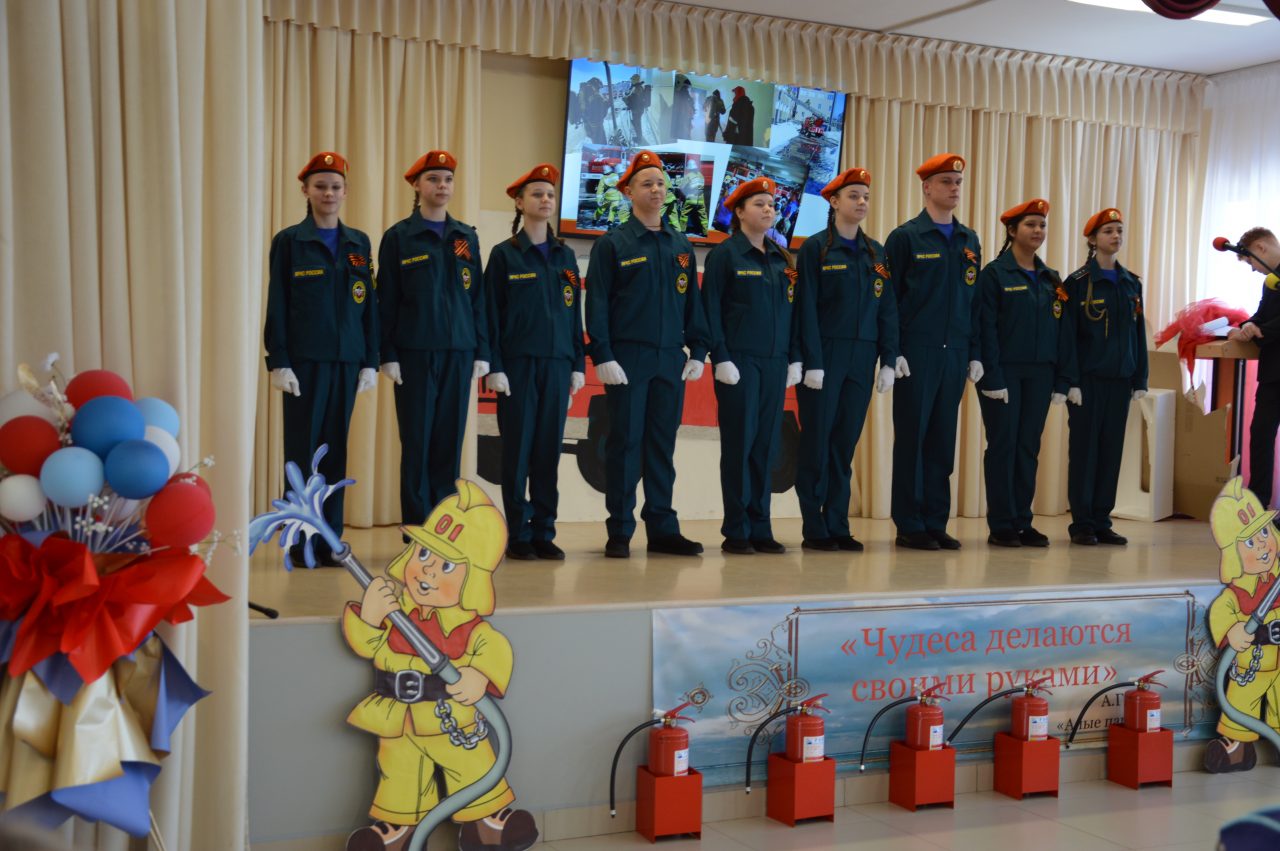 В Алатырском округе определили Лучшую дружину юных пожарных 33