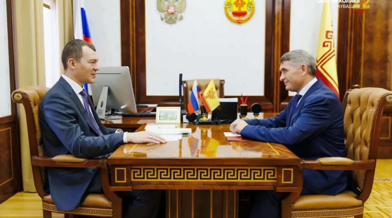 Олег Николаев обсудил с Министром спорта России Михаилом Дегтяревым планы дальнейшего развития физкультурного движения в Чувашии