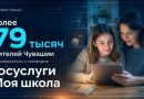 Более 79 тысяч жителей Чувашии присоединились к платформе «Госуслуги Моя школа»